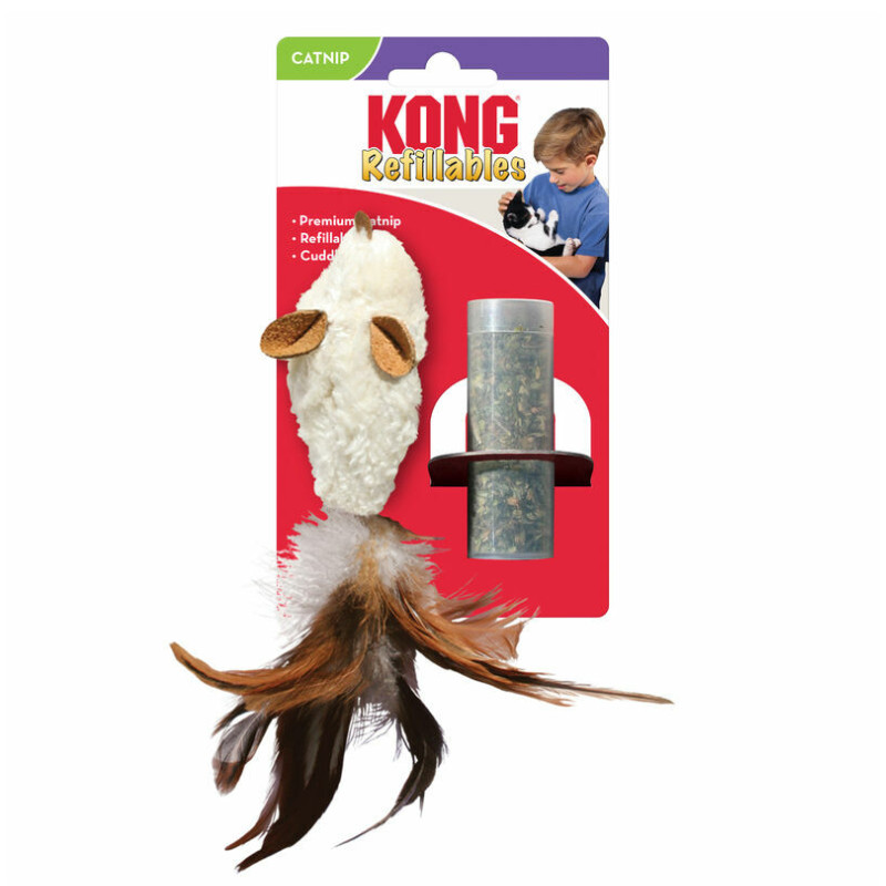 KONG Feather Mouse žaislas katėms