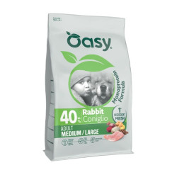 Oasy Monoprotein Adult Medium/Large sausas pašaras su triušiena šunims