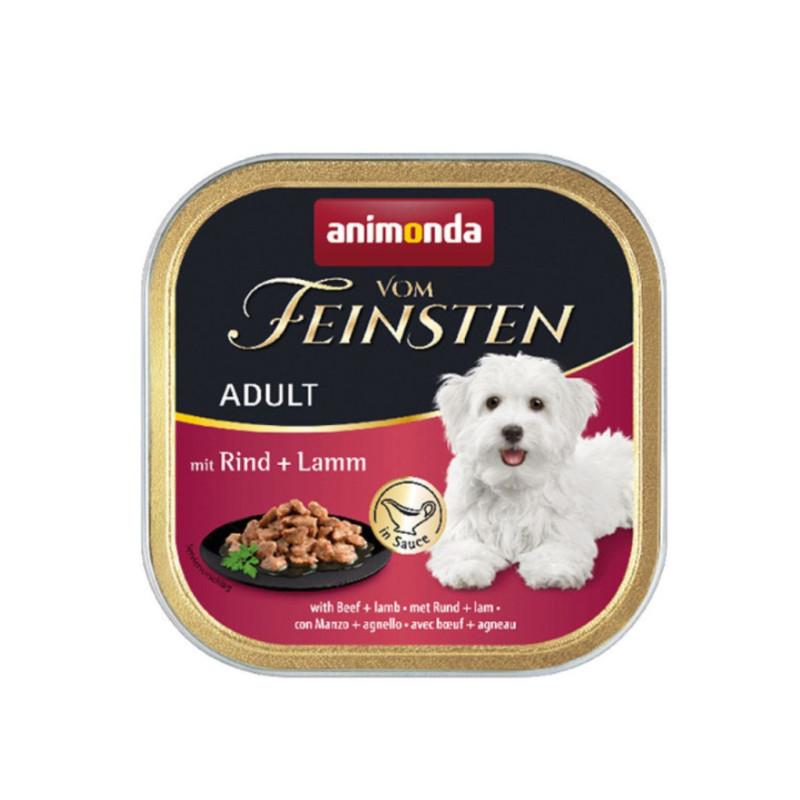 Animonda Vom Feinsten konservai su jautiena ir ėriena padaže