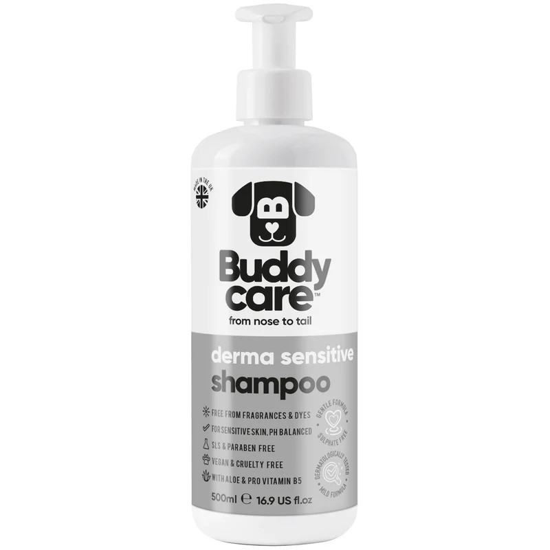 Buddycare Derma Sensitive šampūnas šunims, 500 ml