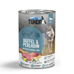 Tundra Dog konservai su buivoliena ir perlinės vištos mėsa šunims