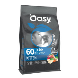 Oasy Grain Free Kitten sausas pašaras su žuvimi kačiukams, 6 kg