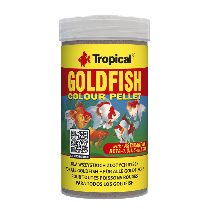 Tropical Goldfish Colour Pellet pašaras žuvims