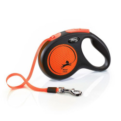 Flexi Neon Orange automatinis pavadėlis šunims - Zoobazė