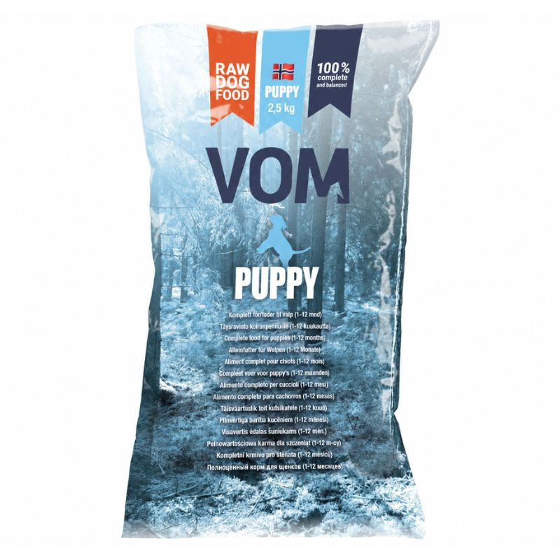 VOM Puppy šaldytas pašaras šuniukams - Zoobazė