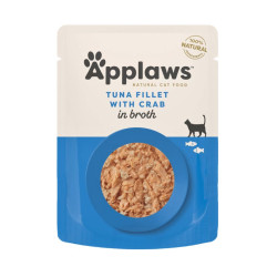 Applaws Tuna Fillet with Crab konservai sultinyje katėms