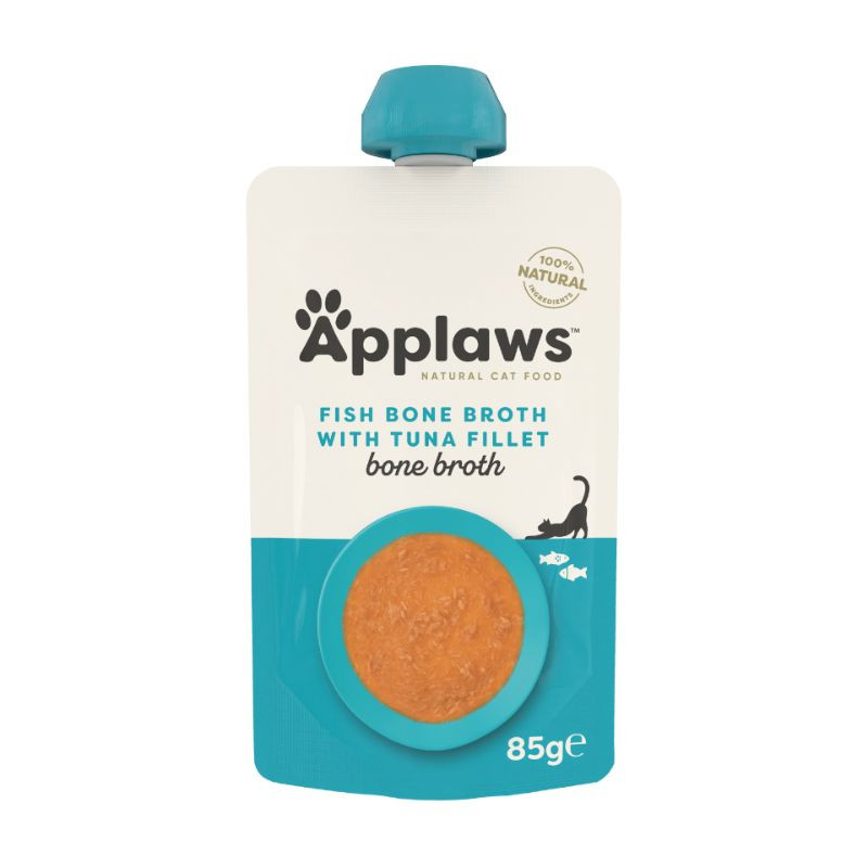 Applaws Fish Bone Broth with Tuna Fillet sultinys katėms