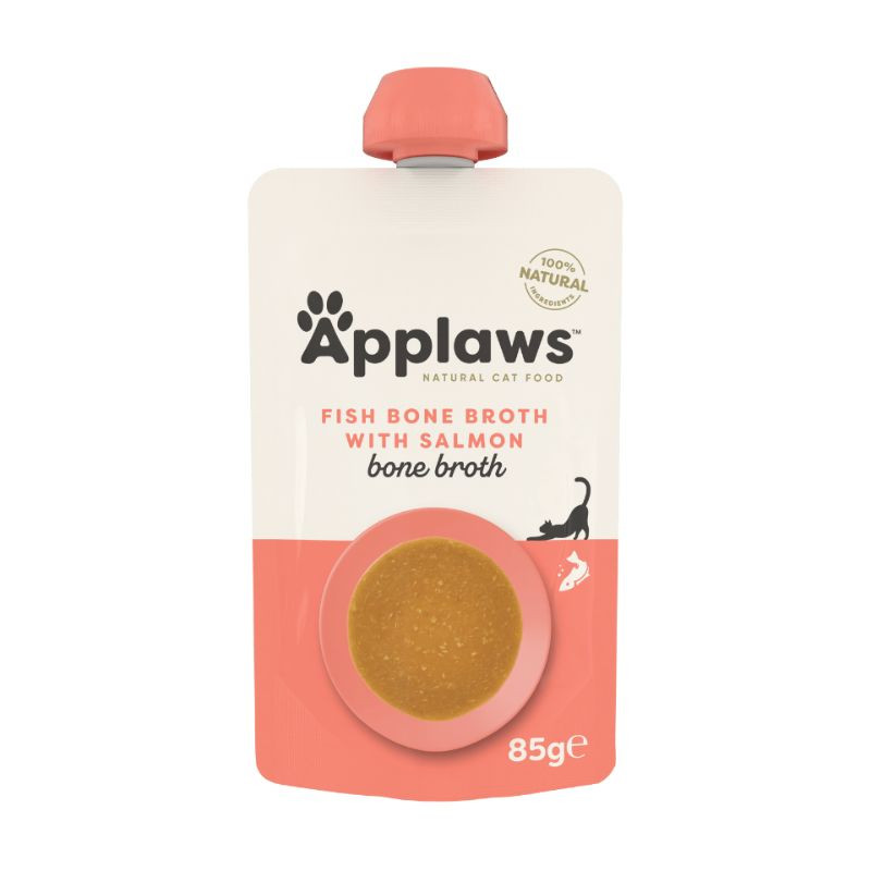 Applaws Fish Bone Broth with Salmon sultinys katėms