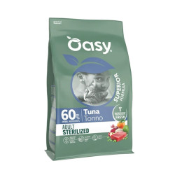 Oasy Superior Adult Sterilised sausas pašaras su tunu katėms