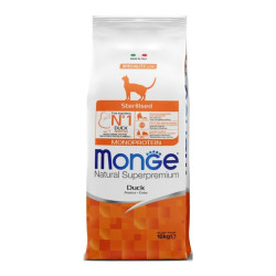 Monge Adult Sterilized Monoprotein sausas pašaras su antiena katėms, 10 kg
