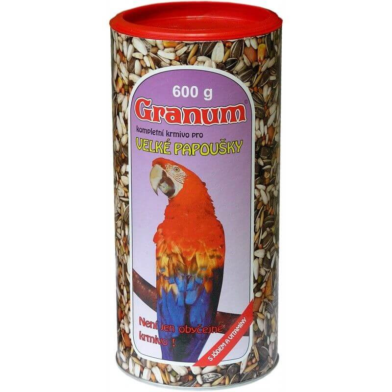 Granum maistas didelėms papūgoms