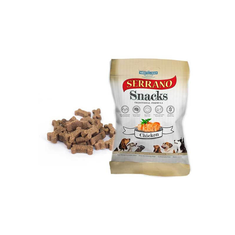 Mediterranean Natural Serrano Snacks vištienos skonio skanėstai šunims