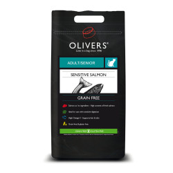 Oliver's Sensitive Digestion Salmon Grain Free sausas maistas katėms