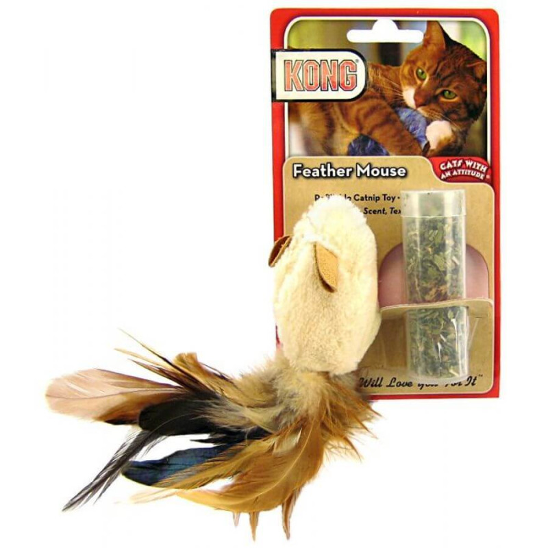Kong Feather mouse žaislas katėms
