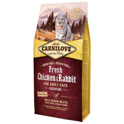 Carni Love Fresh Chicken & Rabbit sausas maistas katėms