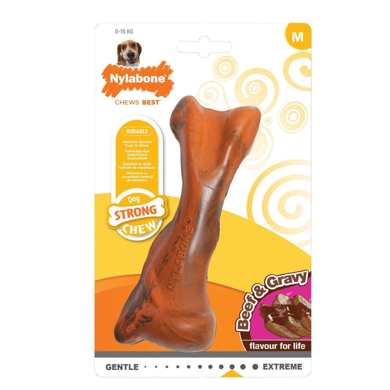 Nylabone Strong kramtymo kaulas su jautienos skoniu šunims