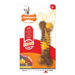 Nylabone Extreme textured kramtymo kauliukas su jautienos ir sūrio skoniušunims