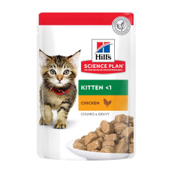 Hill's Science Plan Feline Kitten Chicken Pouch guliašas