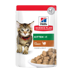 Hill's Science Plan Feline Kitten Turkey Pouch guliašas