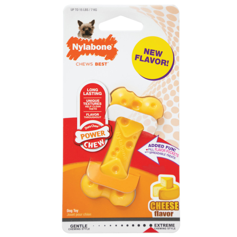 Nylabone Extreme kramtymo kaulas su sūrio kvapu šunims