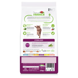 Trainer Natural Cat Adult with Dry-Cured Ham sausas maistas su